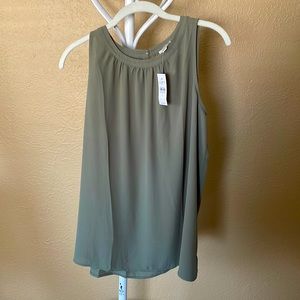 Loft sleeveless blouse.